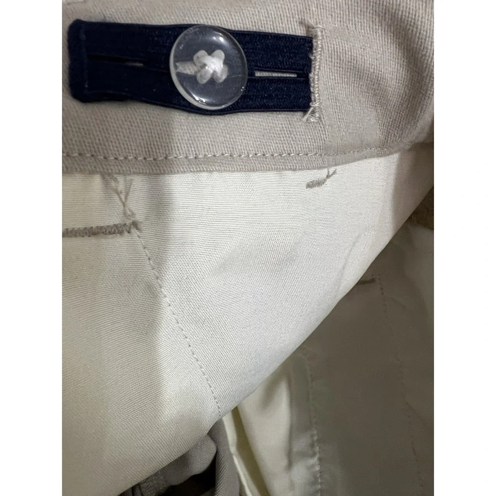 Wonder Nation School Uniform Chino Pants Boys Khaki Stretch Husky Size 10 - Picture 7 of 12